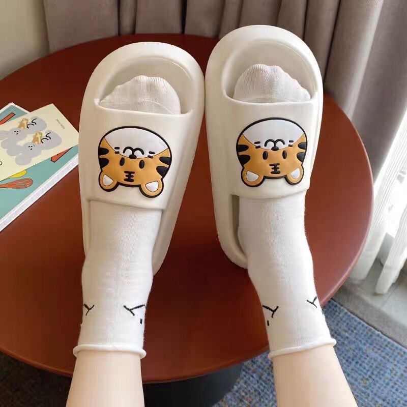 Dép quai ngang nữ MẶT HỔ siêu nhẹ mới
