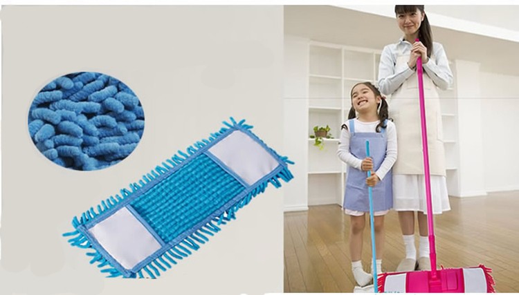 Đầu lau thay thế bằng sợi siêu cho cho cây chùi nhà bếp