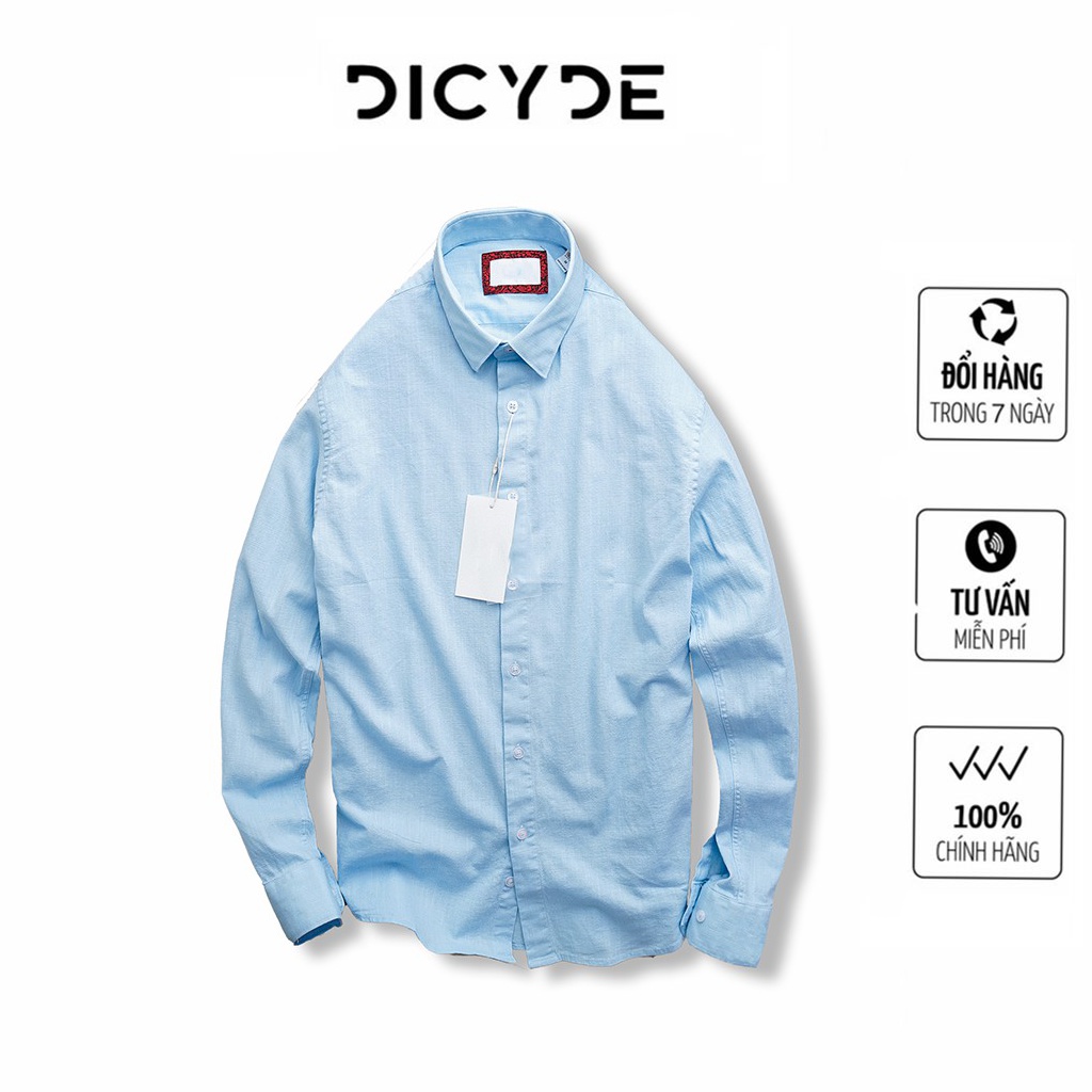 Áo sơ mi nam dài tay công sở chất vải linen kiểu dáng thanh lịch trẻ trung DICYDE BH.D.UD.04 cao cấp