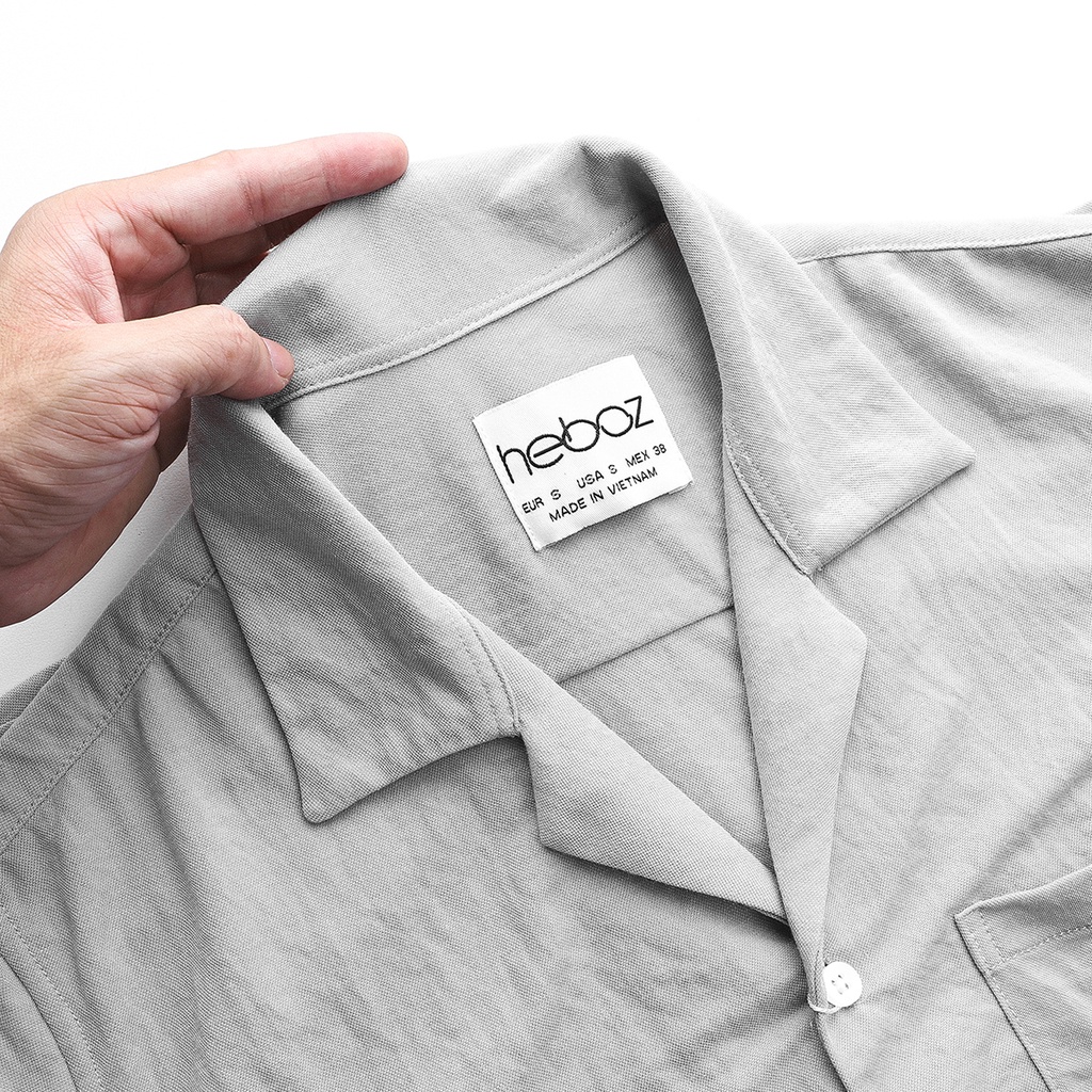 Áo sơ mi pijama ngắn tay nam HEBOZ vải đũi nhăn tự nhiên, nhẹ nhàng và mát - 00000656 | BigBuy360 - bigbuy360.vn