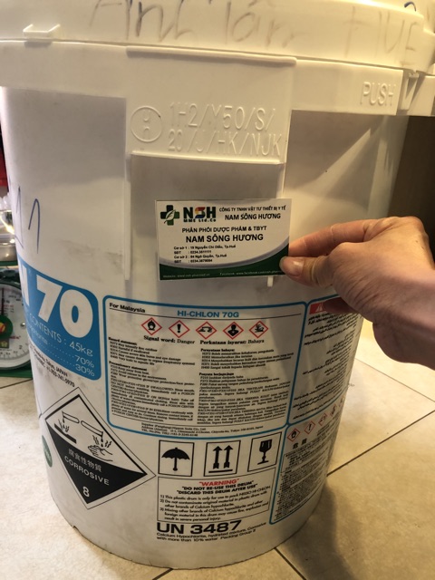 [Hàng cÔNG TY] Bột khử trùng, khử khuẩn kháng khuẩn Cloramin b chloramin b tách thùng 1kg của Nhật Bản