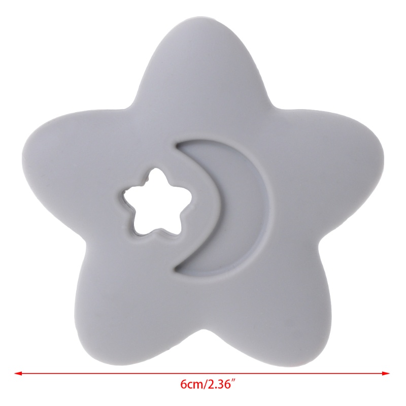 Đồ Chơi Ngậm Cắn Bằng Silicone Hình Ngôi Sao Dành Cho Bé Sơ Sinh