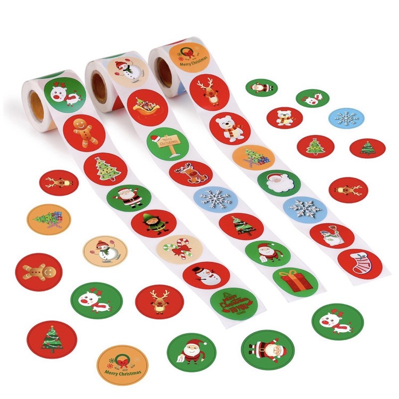 500 Stickers dán Noel