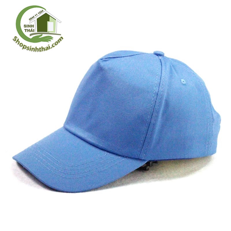Nón kết màu xanh dương nhạt - Mũ lưỡi trai nam nữ thể thao Hàn Quốc