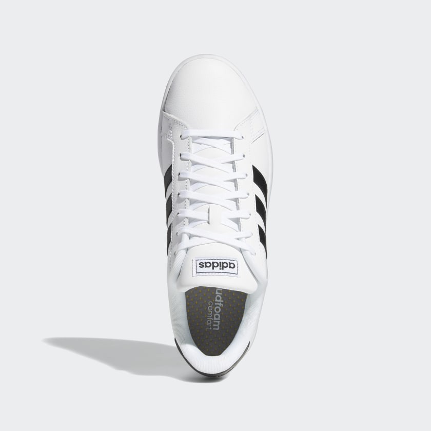 Giày sneaker adidas Grand Court White Black chính hãng