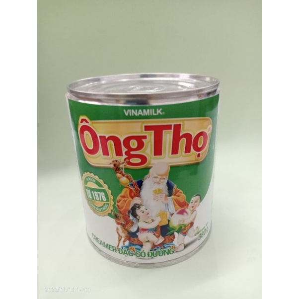 Ông Thọ Xanh Lá 380g hộp thiếc