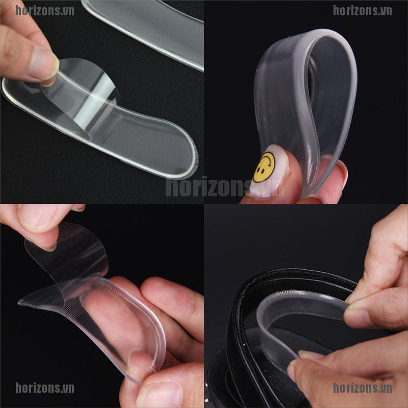 ZA 3 Pairs Gel Heel Grip Back Liner Shoe Insole Silicone Pad Foot Care Cushion FA