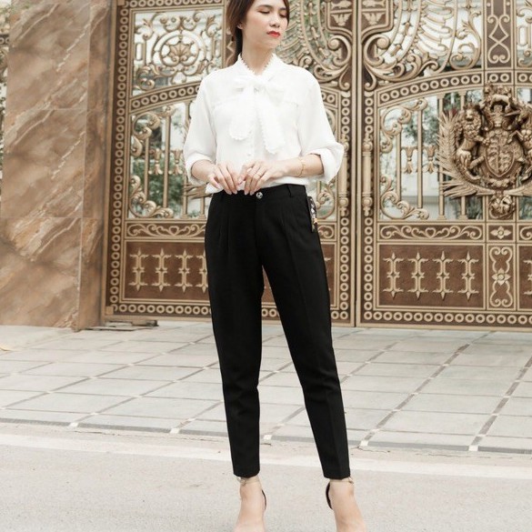 Quần Baggy nữFREESHIPQuần tây vải công sở có big size