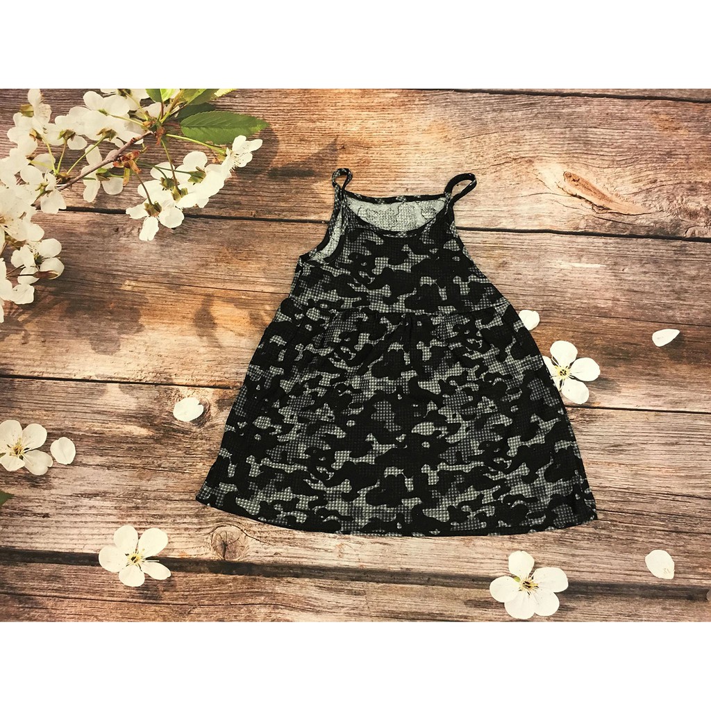 Váy 2 dây thoáng mát mùa hè cho bé từ 1-5 tuổi (8-25kg) Song An Eco Giao mầu ngẫu nhiên
