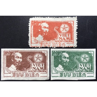 [71]Bộ Tem Sưu Tầm Việt Nam Bác Hồ - 3 Con Stamps