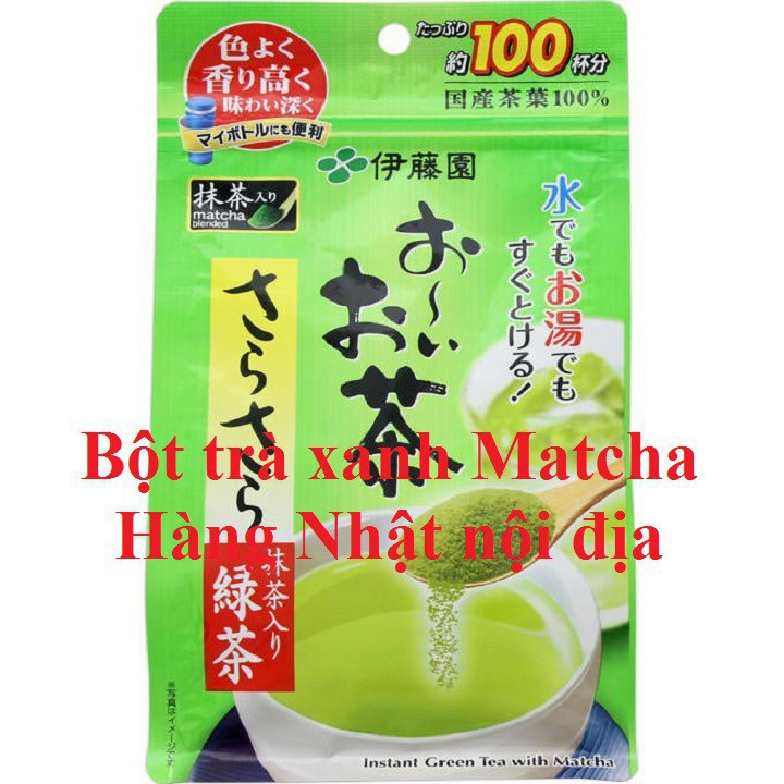 Bột trà xanh matcha Nhật bản nguyên chất