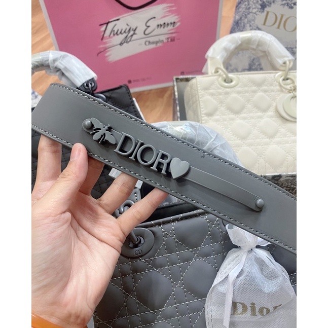 Túi xách nữ Dior Lady vuông 5 ô da mịn bản mới full màu quai chữ