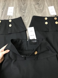 [Bán sỉ] - Combo 5 chân váy cúc gỗ VNXK