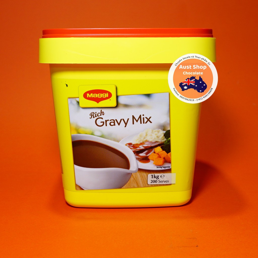 Bột sốt nâu Maggi Gravy 1kg - OZ - Aust Shop Chocolate