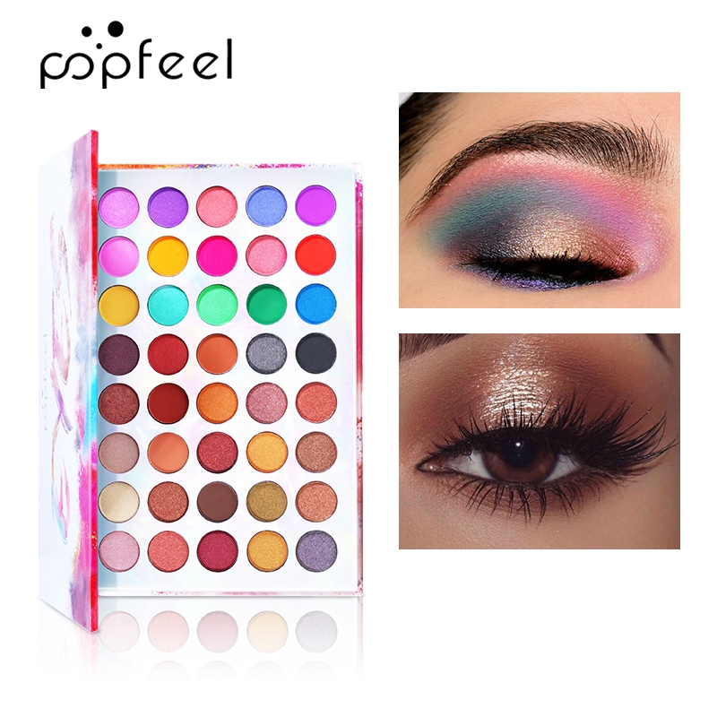 POPFEEL Basic Make up Set cosmetics kit KIT005(eyeshadow lipstick,eyebrow,BB cream,face powder,concealer,polish nail) 30 pcs in 1 set