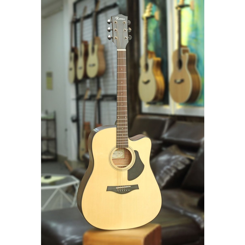 Đàn Guitar Acoustic Rosen Vàng G15 -Tặng Kèm khóa học của guitarist Hiển Râu và đầy đủ phụ kiện