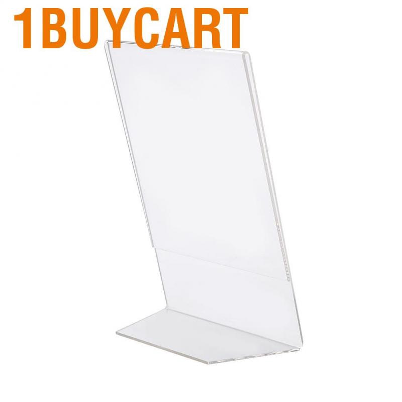 1buycart 6 Inch Acrylic Transparent Portable Photo Picture Frame Home Decor DIY Parts