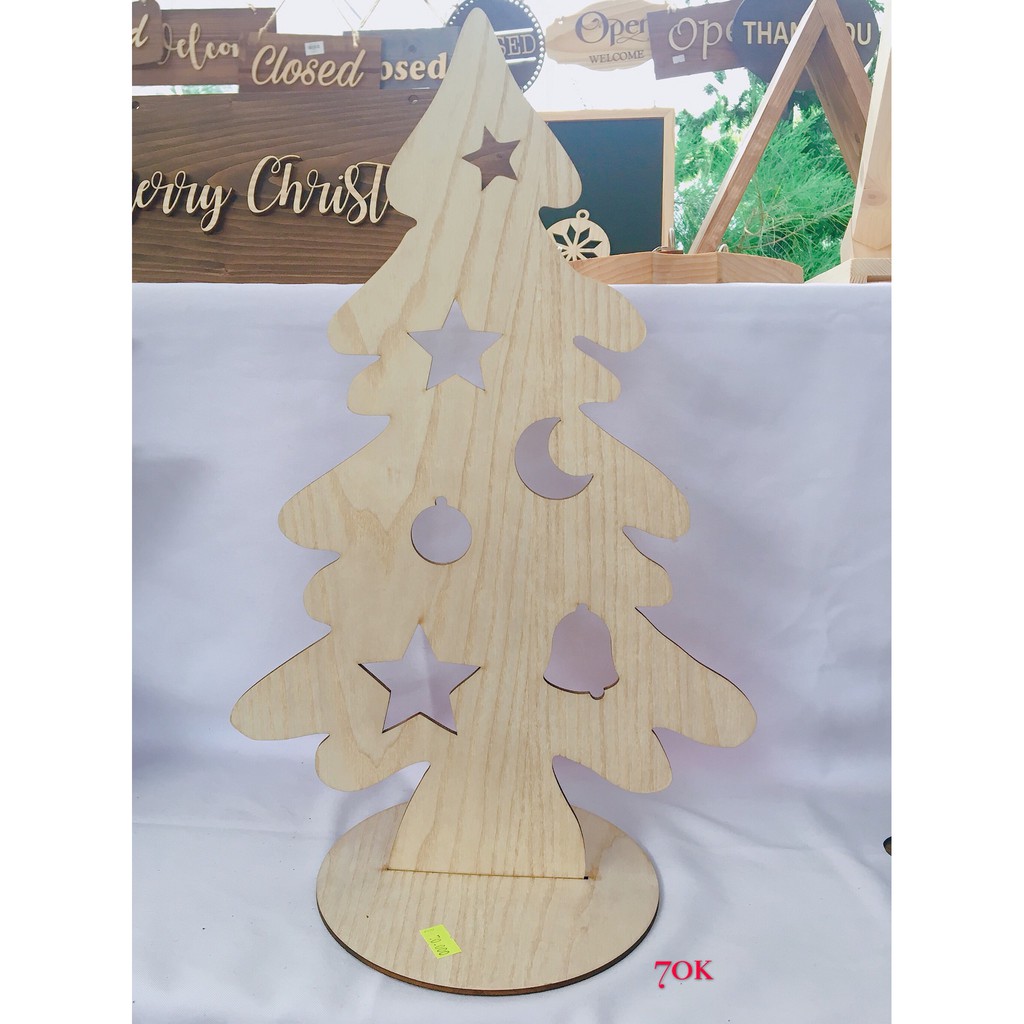 Cây thông Noel để bàn nhiều họa tiết LUXI decor