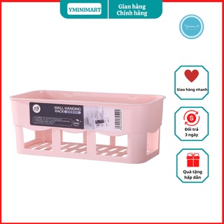 Kệ treo tường nhà bếp, nhà tắm dán tường siêu chắc kèm móc dính treo tường – B89