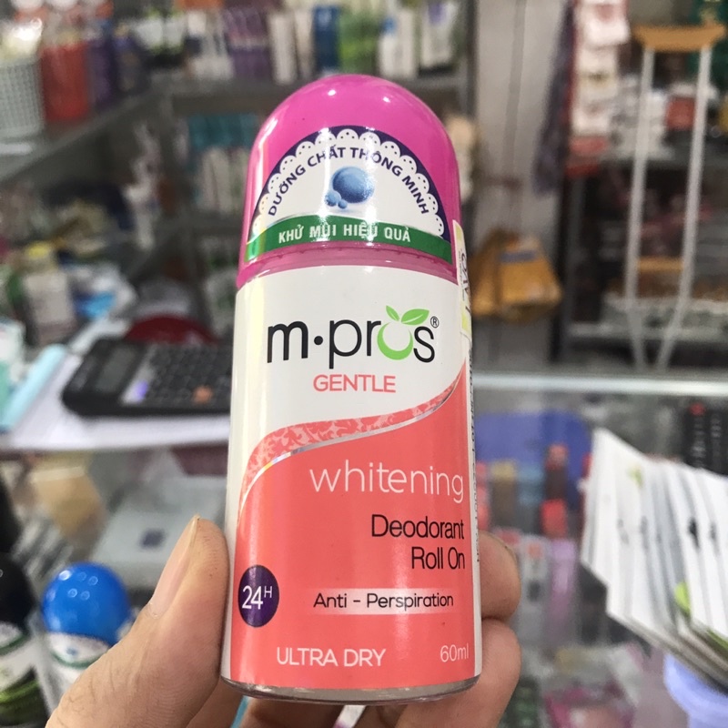 Lăn Khử Mùi Trắng Mịn M.pros Dành Cho Nữ 30-60ml