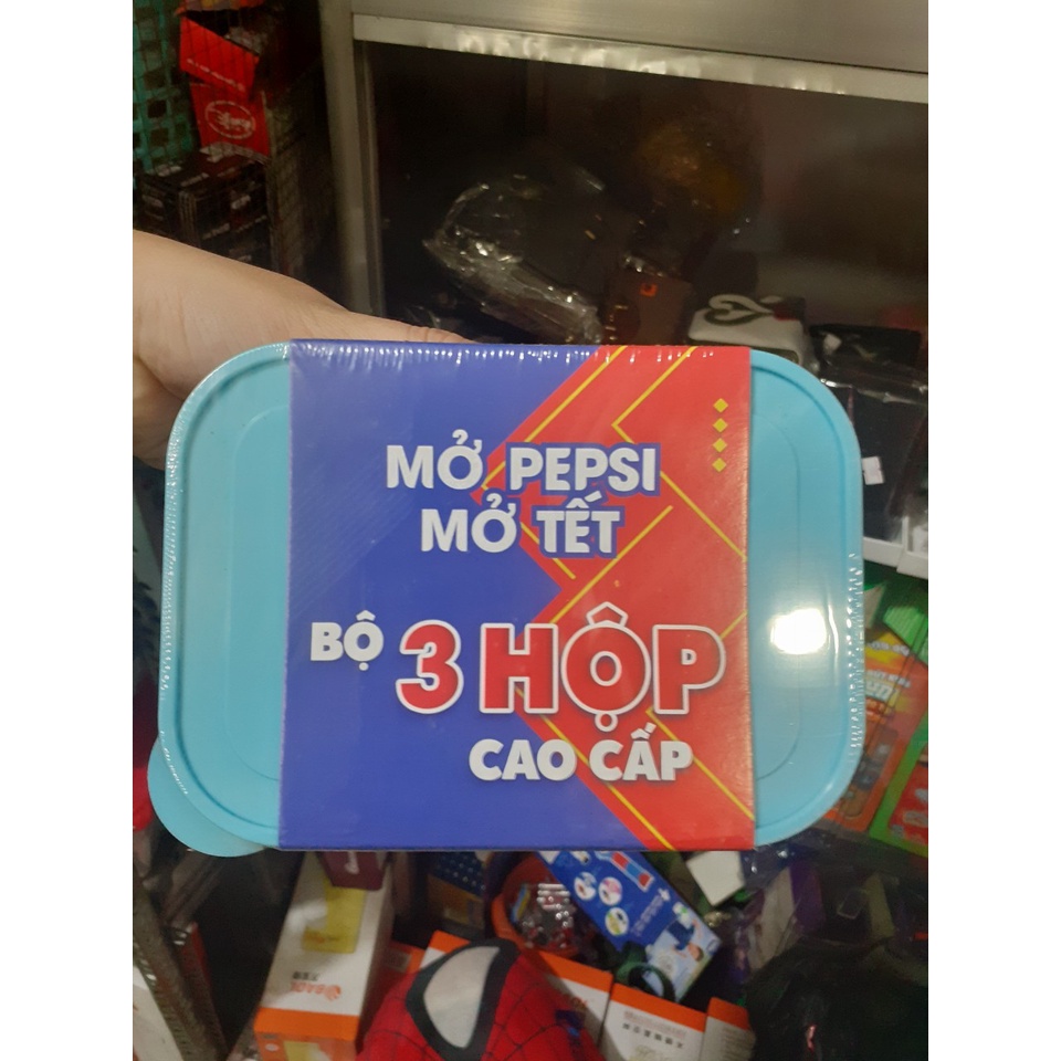 Bộ 3 hộp nhựa Quà tặng từ Pepsi