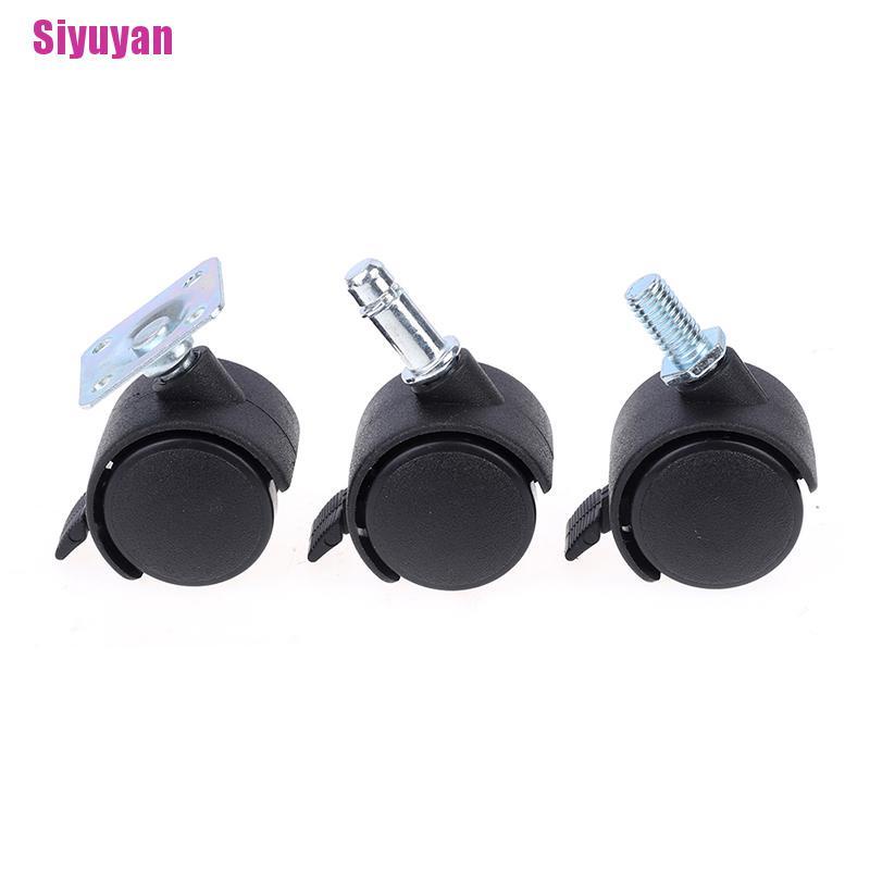 Set 4 Bánh Xe 30mm Thay Thế Cho Ghế Xoay | BigBuy360 - bigbuy360.vn