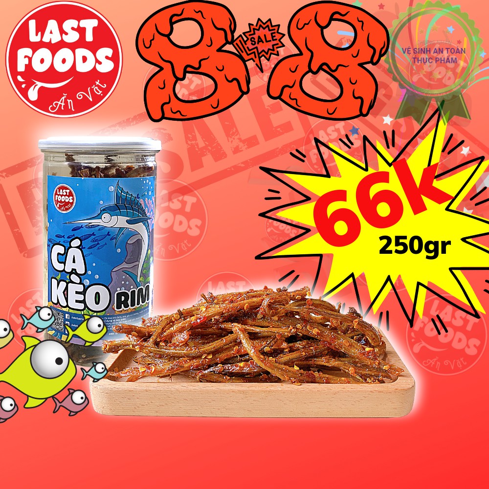 Cá kèo rim 250g hũ pet ,ăn vặt LASTFOODS Hà Nội với các mẫu đồ ăn vặt các miền đầy đủ hương vị thơm ngon giá rẻ