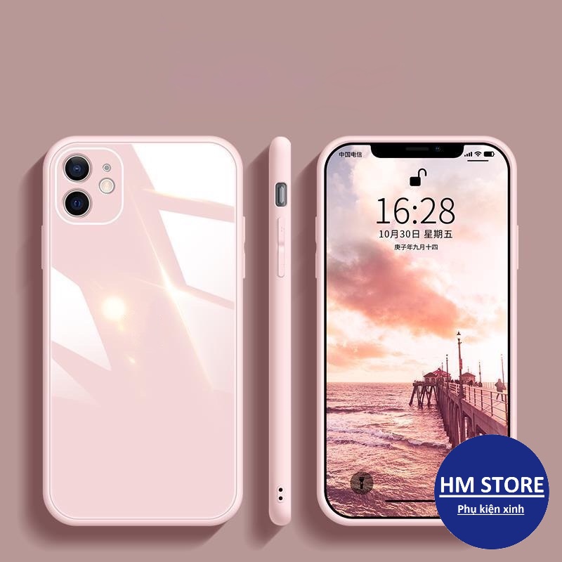 Ốp Lưng iphone tráng gương Logo Táo chống sốc 5/5s/6/6plus/6s/6splus/7/7plus/8/8plus/x/xr/xs/11/12/pro/max/plus/promax