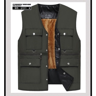 Áo Gile lót lông cho bố, ông (hàng sẵn)