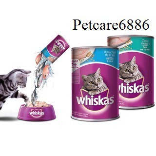 [Mã PETWOW giảm 8% đơn 250K] Pate mèo Whiskas lon 400g cho mèo