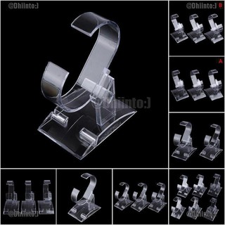 Set 3 Giá Đỡ Trưng Bày Đồng Hồ Bằng Nhựa Acrylic Trong Suốt