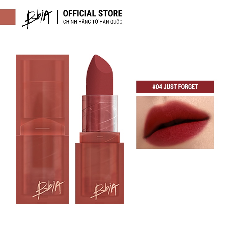 Son Thỏi Lì Bbia Last Powder Lipstick (6 màu) 3.5g - 04 Just Forget - Bbia Official Store