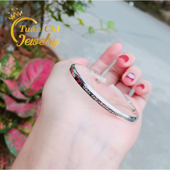 Lắc Tay Nữ HÀNG CAO CẤP Vòng Tay Bạc Nữ Thiết Kế Hiện Đại, Cá Tính, Khắc Tên Ý Nghĩa