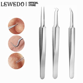 Bộ dụng cụ lấy mụn đầu đen LEWEDO bằng thép không gỉ
