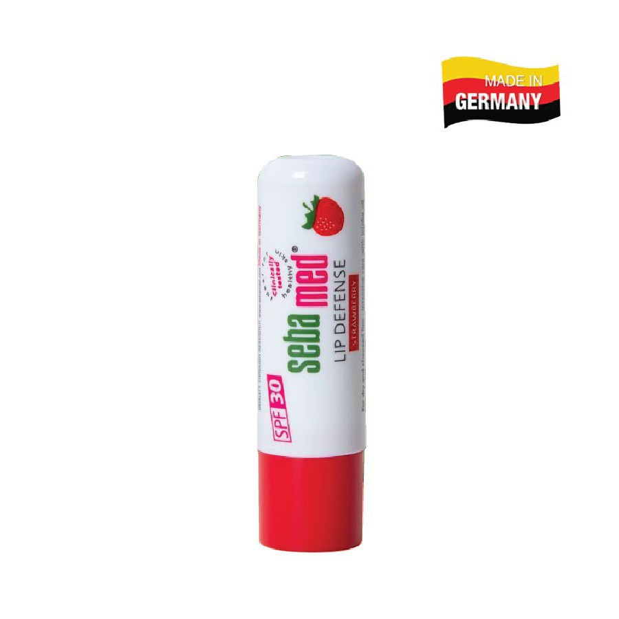 Sebamed Son Dưỡng Ẩm Cho Môi Hương Dâu Sensitive Skin Lip Defense Strawberry 4.8g