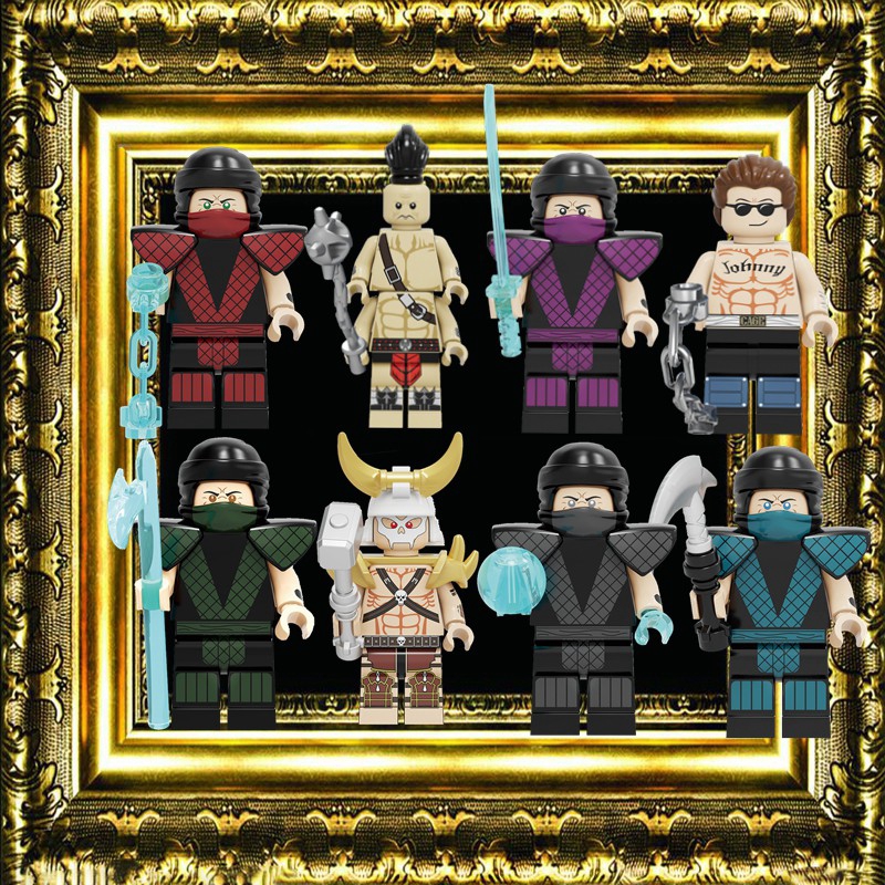 Bộ Đồ Chơi Xếp Hình Mortal Kombat Sub Zero Shao Kahn Dành Cho Trẻ Em