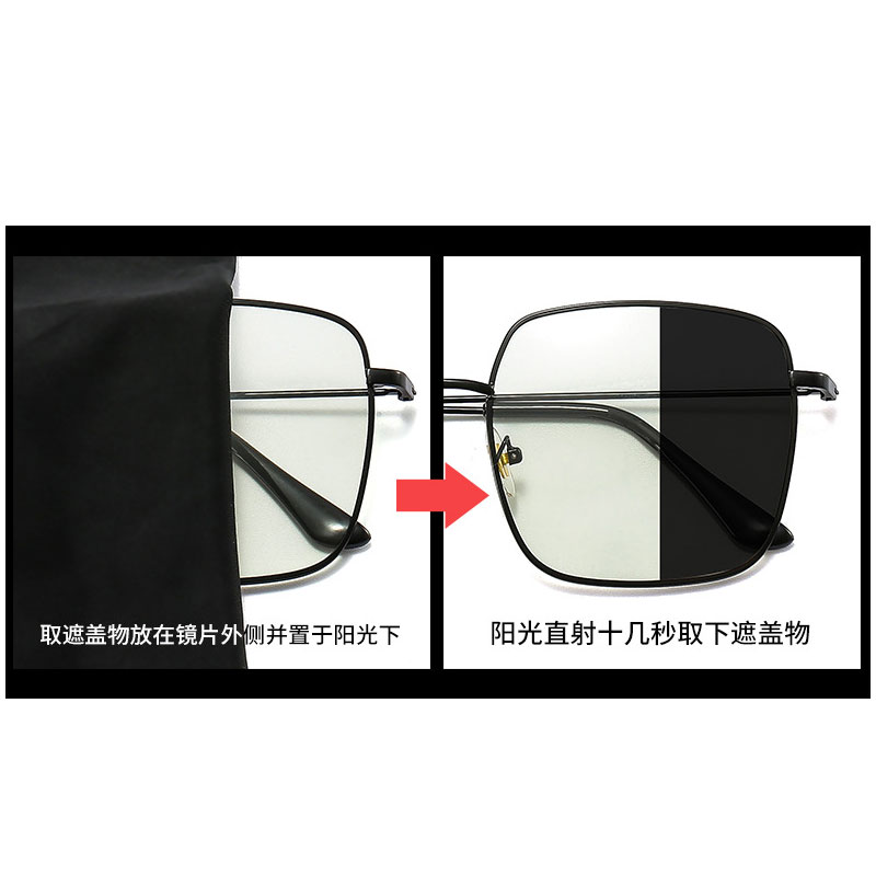 Kính mát gọng kim loại tròn chống tia UV400 thời trang cho nam nữ