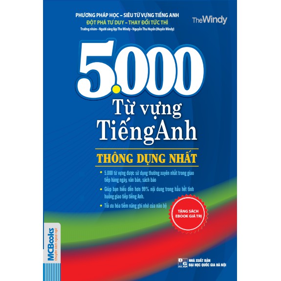 Sách - 5000 Từ Vựng Tiếng Anh Thông Dụng Nhất