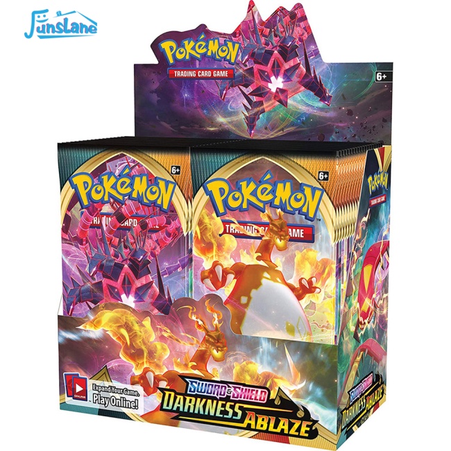 324 Thẻ bài pokemon FUNSLANE bằng lá kim loại vàng hoạt hình