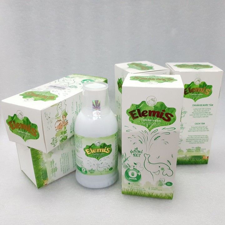 Sữa Tắm Gội Thảo Dược Cho Trẻ Sơ Sinh Và Trẻ Nhỏ Elemis 200ml - 8936058820418