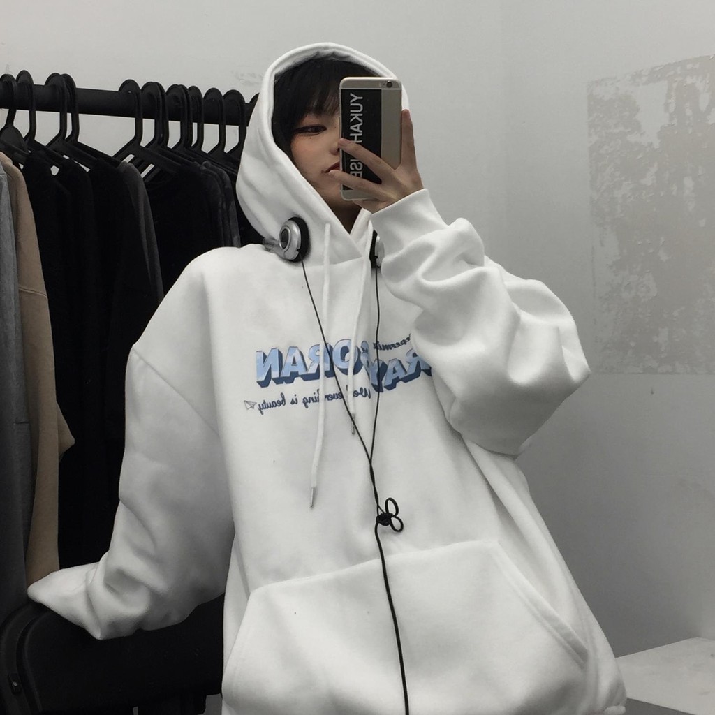 Áo khoác Hoodie Raysoran nỉ form rộng Unisex AHD 04