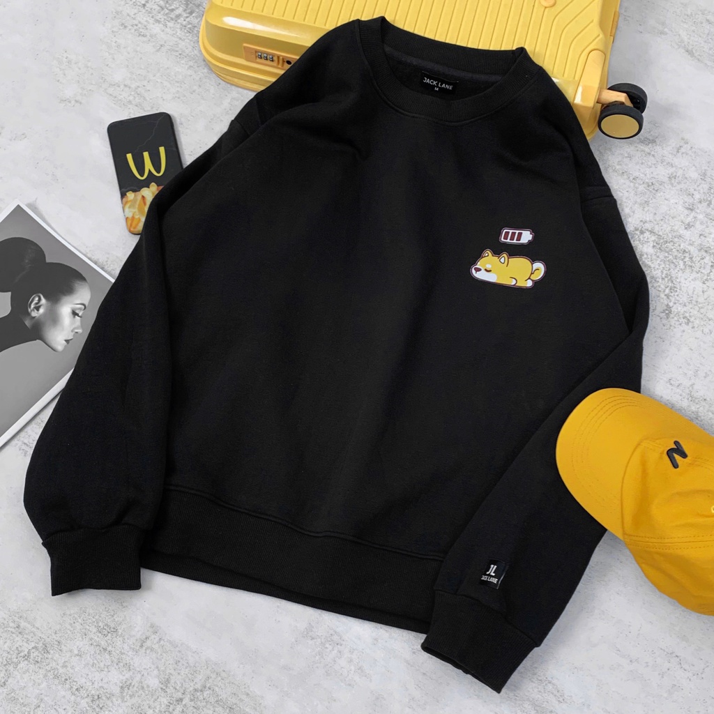 Áo Sweater JL Oversize Charging, JACKLANE, Áo nỉ chui đầu unisex Jack Lane | BigBuy360 - bigbuy360.vn