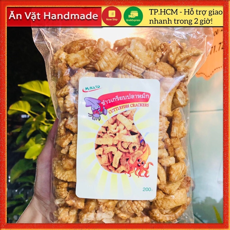 SNACK MỰC THÁI LAN GIÒN NGON RỤM BỊCH 200gr