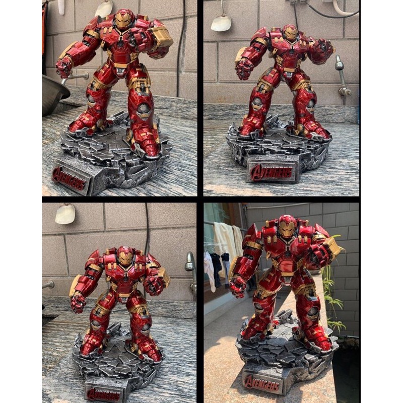 Tượng mô hình Hulkbuster bản 1.0 đúc đặc có kèm đế