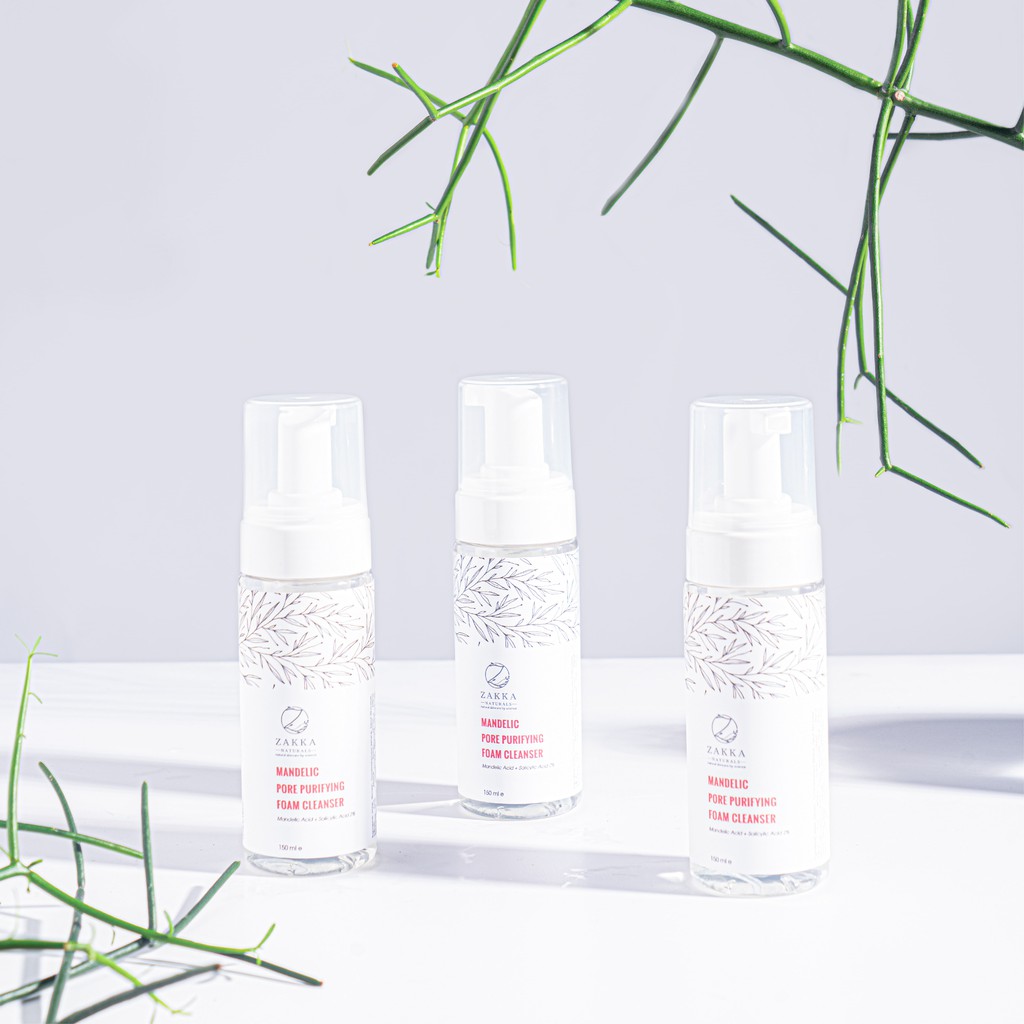 Sữa Rửa Mặt AHA BHA Zakka Naturals Làm Sạch, Ngăn Ngừa Mụn Mandelic Pore Purifying Foam Cleanser 185g | BigBuy360 - bigbuy360.vn