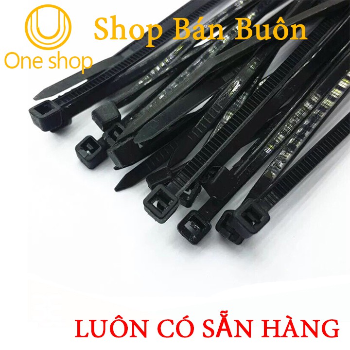 Dây Thít Đen 8X400mm Gói 250PCS