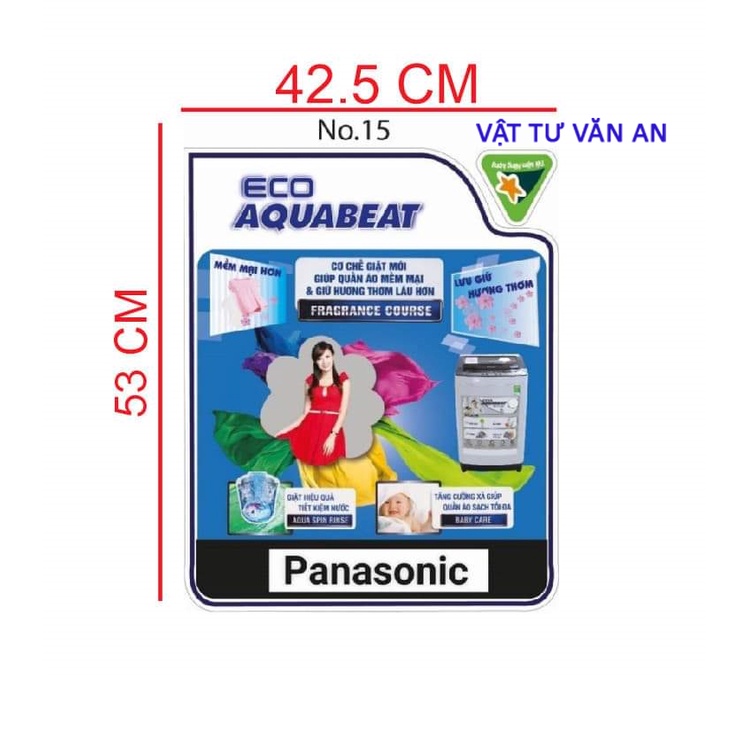 Tem máy giặt đa năng miếng dán trang trí máy giặt