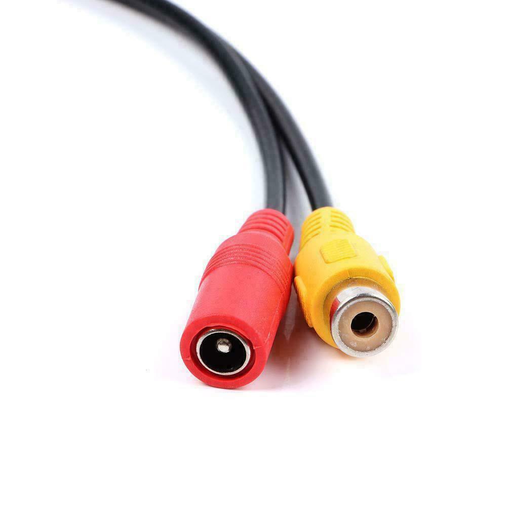 Cáp camera lùi xe hơi 4-pin sang cvbs rca nối nguồn X5Y4 F4F4 B5U0