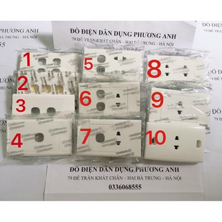 FREESHIP MẶT Ổ CẮM SINO ÂM TƯỜNG CHÍNH HÃNG ĐỦ LOẠI