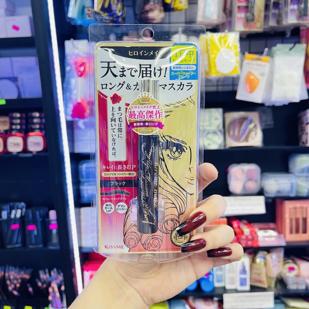 Chuốt Mi KISS ME Isehan Heroine Make Volume/Long Up Mascara Super Waterproof - 6g